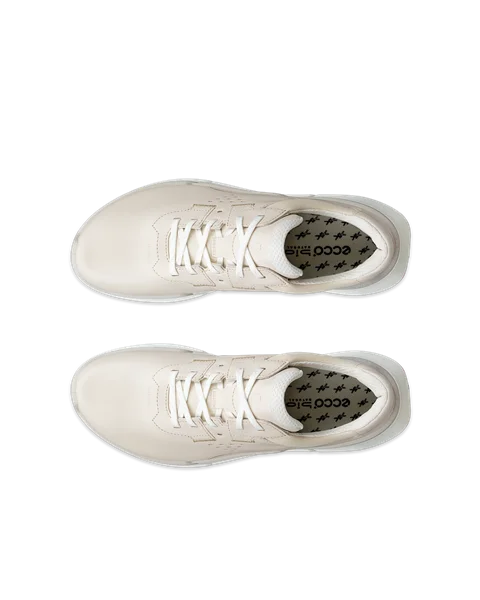 ECCO® BIOM 2.2 Damen Ledersneaker - Beige - Top_Left_Pair
