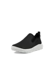 Damskie skórzane sneakersy wsuwane ECCO® ATH-1FW - Czarny - M
