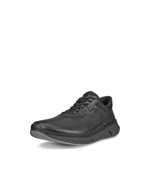 Męskie skórzane sneakersy ECCO® Biom 2.2 - Czarny - M