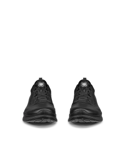 ECCO® BIOM 2.2 Herren Sneaker aus Leder & Textil - Schwarz - Front_Pair
