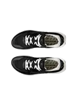 Women's ECCO® Biom 2.2 Leather Trainer - Black - Top_Left_Pair