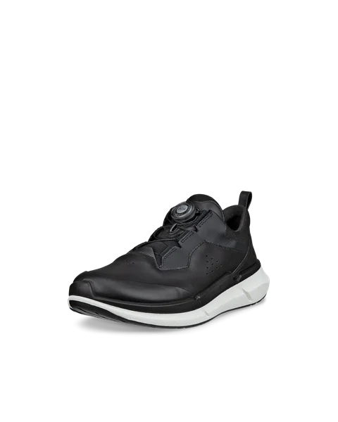 Women's ECCO® BIOM 2.2 Leather Trainer - Black - M