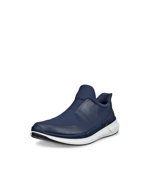 ECCO® BIOM 2.2 Herren Sneaker aus Leder & Textil - Blau - M