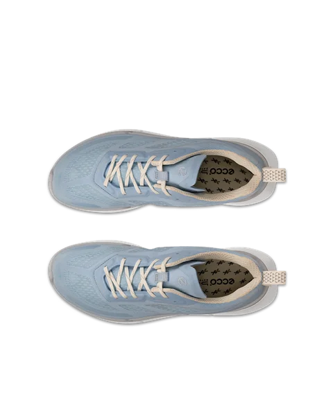 Women's ECCO® Biom 2.2 Textile Trainer - Blue - Top_Left_Pair