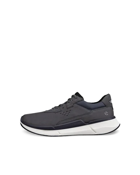 Men's ECCO® Biom 2.2 Nubuck Trainer - Grey - O