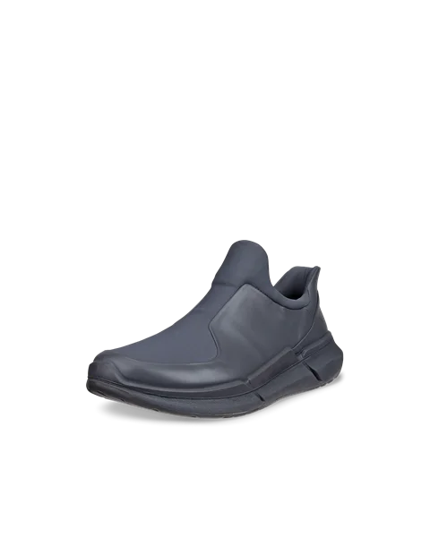 ECCO® Biom 2.2 baskets sans lacet en cuir pour homme - Gris - M