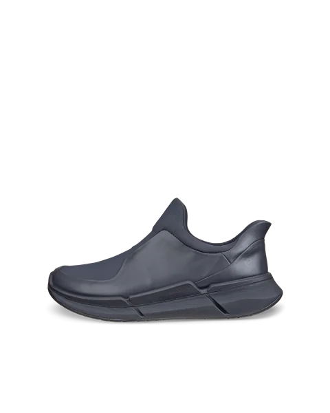 ECCO® Biom 2.2 baskets sans lacet en cuir pour homme - Gris - O