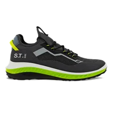 Męskie tekstylne sneakersy ECCO® ST.360 - Szary - Outside