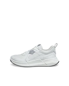 Women's ECCO® Biom 2.2 Leather Gore-Tex Trainer - White - O