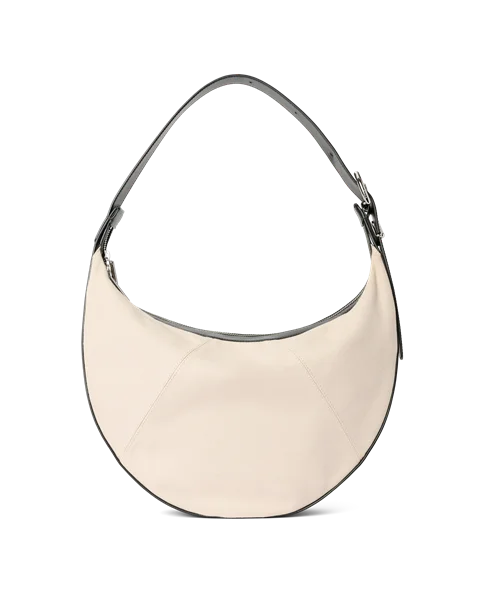ECCO® Fortune Hobo-Tasche aus Leder - Beige - B