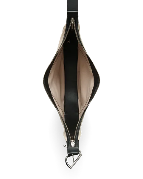 ECCO® Fortune nahkainen Hobo -olkalaukku - Beige - Be