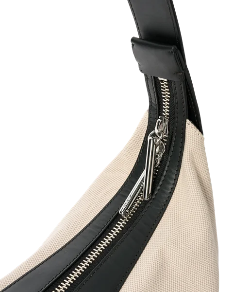 ECCO® Fortune nahkainen Hobo -olkalaukku - Beige - D1