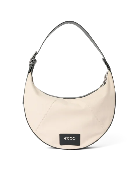 ECCO® Fortune nahkainen Hobo -olkalaukku - Beige - D3