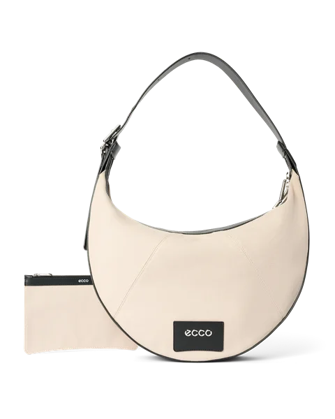 ECCO® Fortune Hobo-Tasche aus Leder - Beige - M