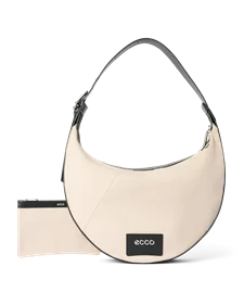ECCO® Fortune Hobo-väska i skinn - Beige - M
