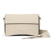 ECCO® Pinch Umhängetasche aus Leder - Beige - Front