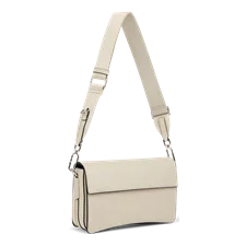 ECCO® Pinch Leather Crossbody Bag - Beige - Main
