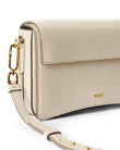 ECCO® Pinch Umhängetasche aus Leder - Beige - D1