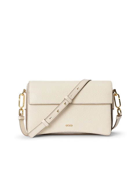 ECCO® Pinch Umhängetasche aus Leder - Beige - M