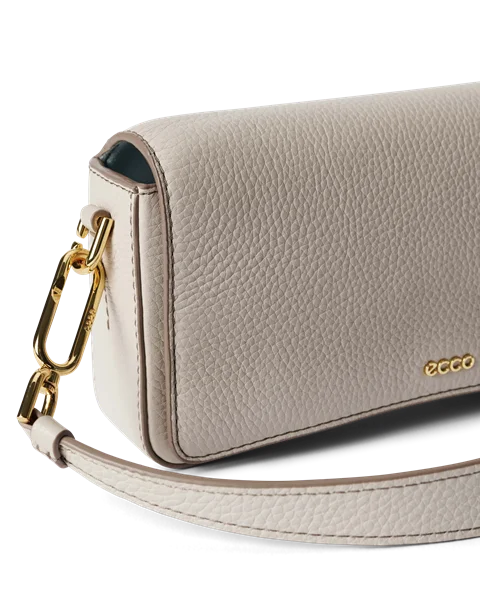 ECCO® Pinch skuldertaske i læder - Beige - D1