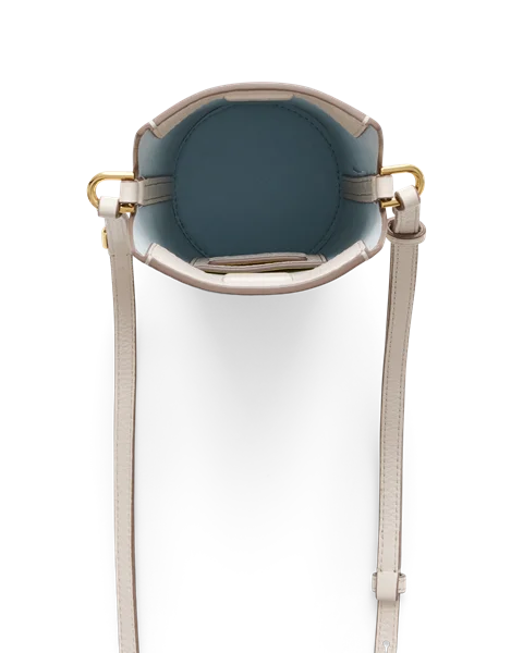 ECCO® Pot Umhängetasche aus Leder - Beige - Be