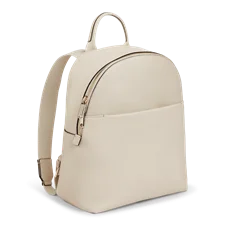 Malý kožený batoh ECCO® - Béžová - Main