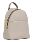 ECCO® Round Pack Leather Backpack - Beige - M