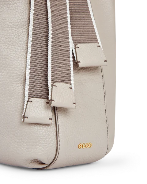 ECCO® Sail Leather Hobo Bag - Beige - D2