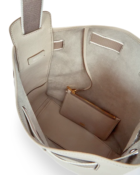 ECCO® Sail Leather Hobo Bag - Beige - I