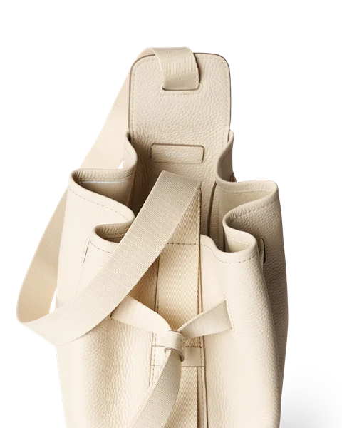 ECCO® Sail Hobo-Tasche aus Leder - Beige - I