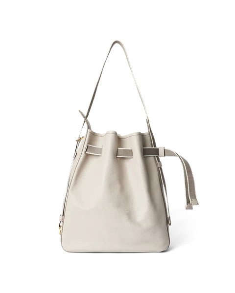 ECCO® Sail Leather Hobo Bag - Beige - D3