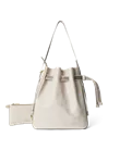 ECCO® Sail Leather Hobo Bag - Beige - M