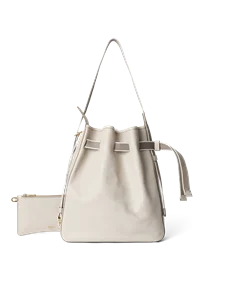 ECCO® Sail Leather Hobo Bag - Beige - M