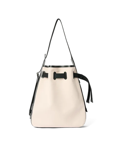 ECCO® Sail Leather Hobo Bag - Beige - M