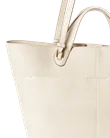Skórzana torba shopper ECCO® Tote - Beżowy - D1
