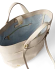 Skórzana torba shopper ECCO® Tote - Beżowy - I