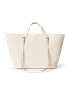 Skórzana torba shopper ECCO® Tote - Beżowy - M
