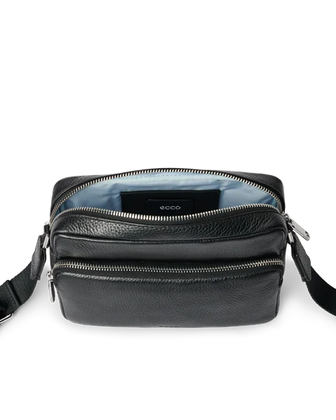 ECCO® Leather Camera Bag - Black - I