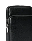 Skórzana torebka przez ramię ECCO® Flat Pouch - Czarny - D1
