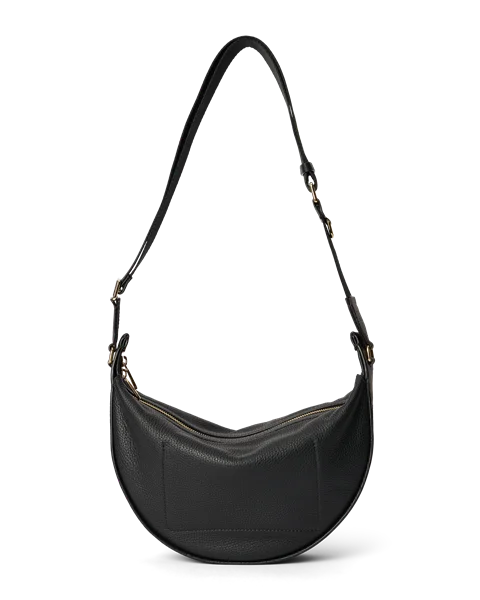 ECCO® Fortune Leather Shoulder Bag - Black - B