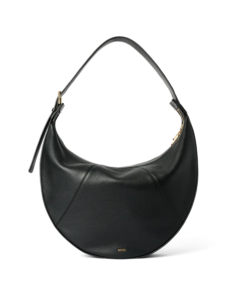 ECCO® Fortune Leather Shoulder Bag - Black - D3