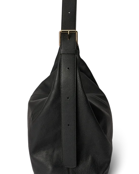 ECCO® Hobo sac hobo en cuir - Noir - D2