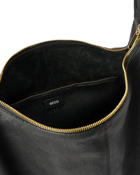 ECCO® Hobo Leather Hobo Bag - Black - I