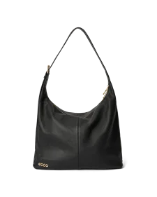 Mala hobo couro ECCO® Hobo - Preto - M