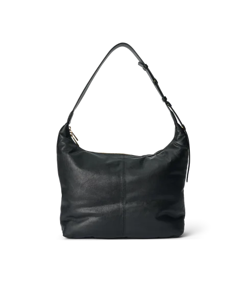 ECCO® Hobo-Tasche aus Leder - Schwarz - B