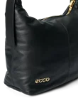 Kožená hobo taška ECCO® - Černá - D1
