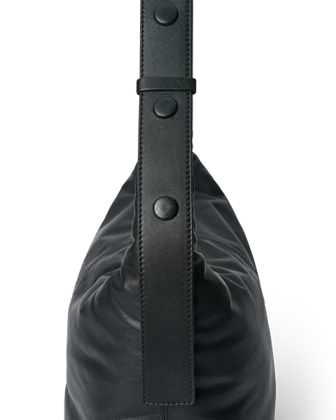 ECCO® Hobo-Tasche aus Leder - Schwarz - D2
