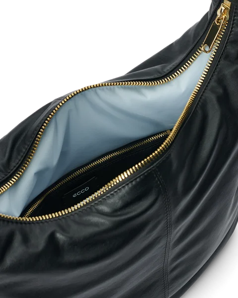 ECCO® Leather Hobo Bag - Black - I