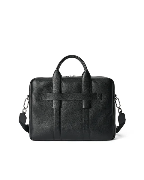 ECCO® Laptoptasche aus Leder - Schwarz - B