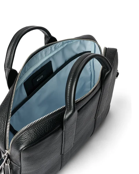 ECCO® Leren laptoptas - Zwart - I